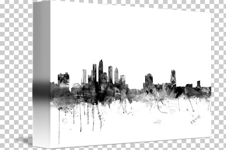 Tampa Skyline Art Canvas Print Cityscape PNG, Clipart, Art, Black And White, Canvas, Canvas Print, Cityscape Free PNG Download