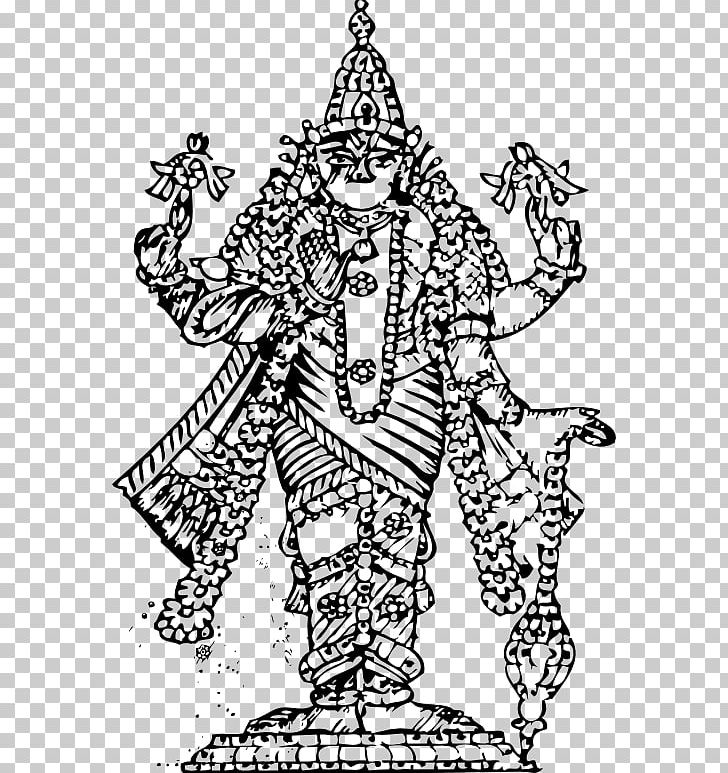 Krishna Vishnu Lakshmi PNG, Clipart, Area, Art, Artwork, Black And White, Brahma Free PNG Download