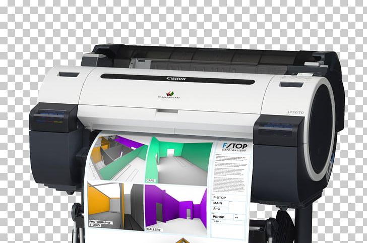 Wide-format Printer Plotter Canon PROGRAF IPF670 PNG, Clipart, Canon, Cusco, Electronic Device, Electronics, Imageprograf Free PNG Download