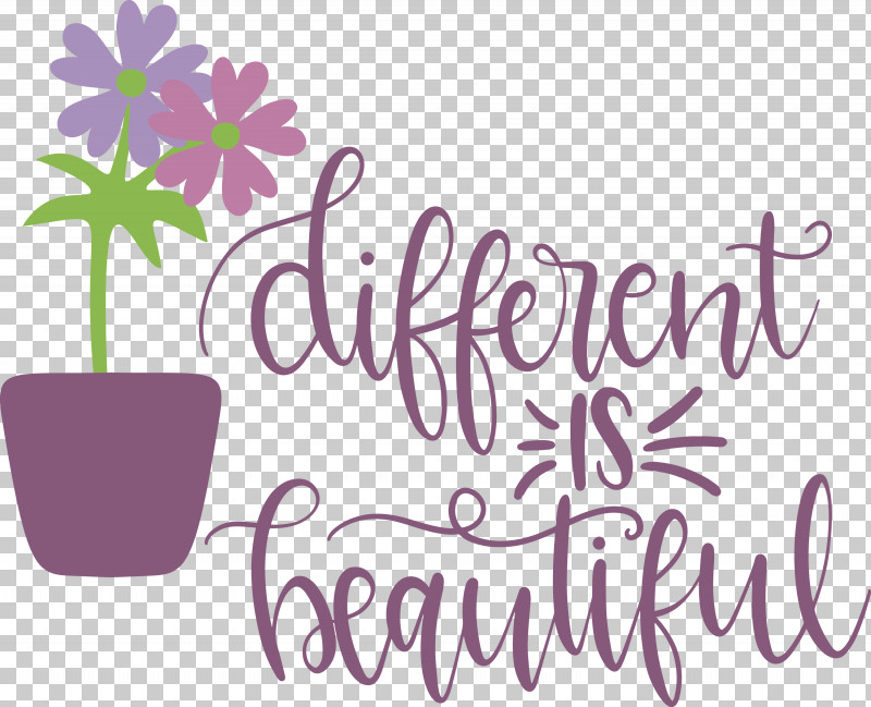 Different Is Beautiful Womens Day PNG, Clipart, Biology, Floral Design, Flower, Lavender, Logo Free PNG Download