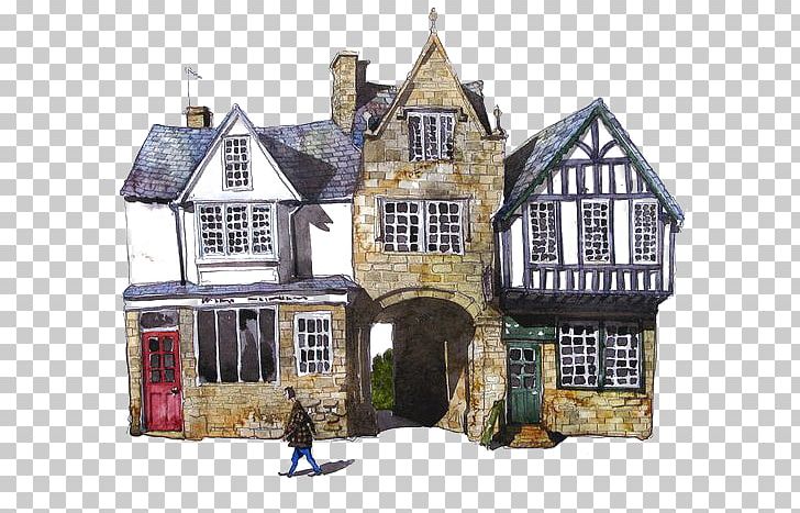 Cotswolds Kelmscott Manor Painting Architecture Building PNG, Clipart, Architecture, Art, Build, Building, Buildings Free PNG Download