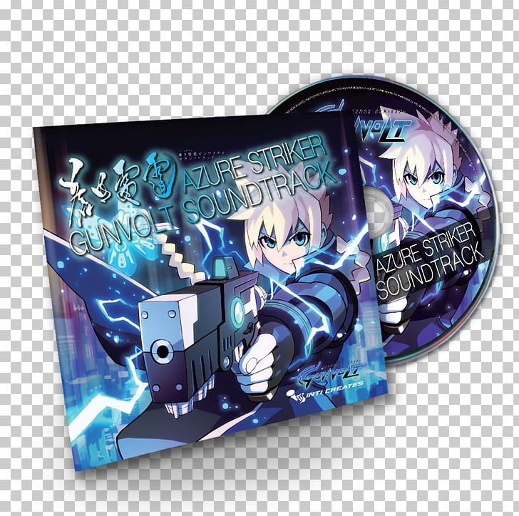 Azure Striker Gunvolt Soundtrack Inti Creates Digipak PNG, Clipart, Azure, Azure Striker Gunvolt, Cardboard, Compact Disc, Digipak Free PNG Download