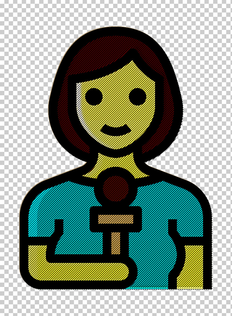 Occupation Woman Icon Reporter Icon Professions And Jobs Icon PNG, Clipart, Green, Occupation Woman Icon, Professions And Jobs Icon, Reporter Icon, Smile Free PNG Download