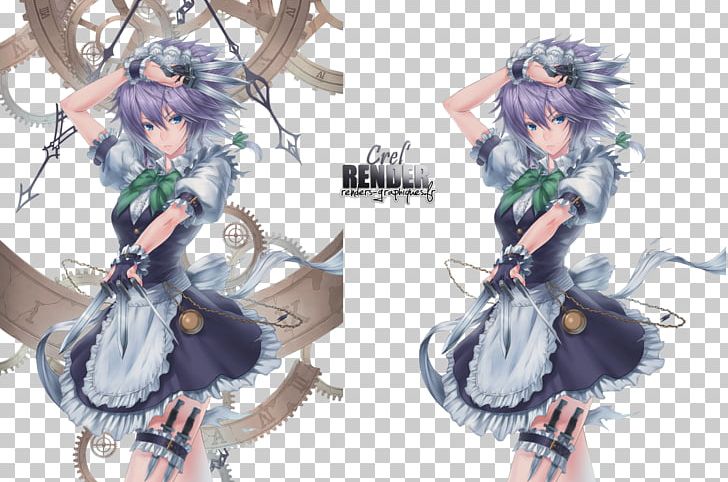 The Embodiment Of Scarlet Devil Anime Sakuya Izayoi Imperishable Night Maid PNG, Clipart, Anime, Artwork, Bgm, Cartoon, Character Free PNG Download