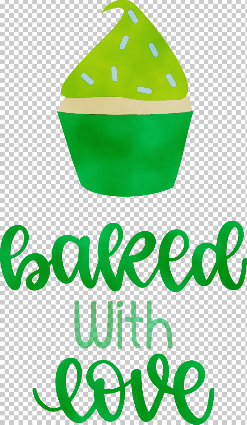 Logo Green Leaf Meter Line PNG, Clipart, Baked With Love, Biology, Cupcake, Food, Green Free PNG Download