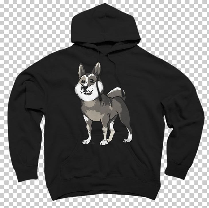 Hoodie Long-sleeved T-shirt Bluza PNG, Clipart, All Over Print, Black, Bluza, Cartoon Dog, Clothing Free PNG Download