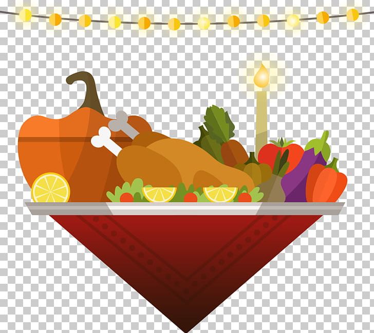 Turkey Thanksgiving Dinner PNG, Clipart, Banquet, Cartoon, Christmas Lights, Cuisine, Dinner Free PNG Download