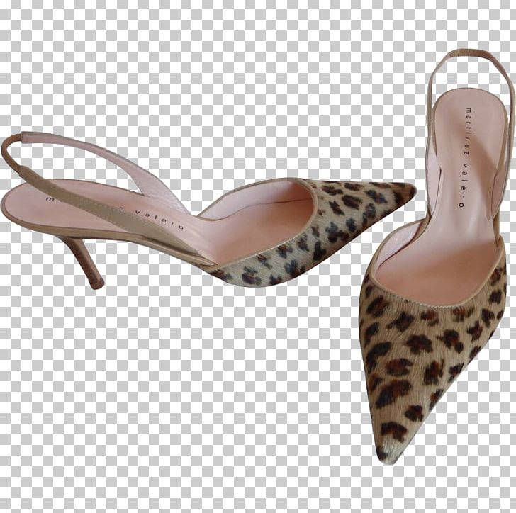 Slingback High-heeled Shoe Animal Print Sandal PNG, Clipart, Animal Print, Ballet Flat, Basic Pump, Beige, Brown Free PNG Download