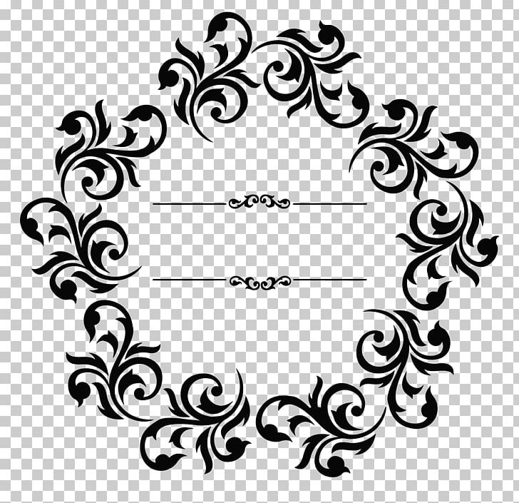 Floral Design Convite Art PNG, Clipart, Area, Art, Black, Black And White, Circle Free PNG Download