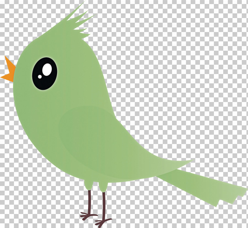 Bird Green Beak Parrot Cartoon PNG, Clipart, Beak, Bird, Cartoon, Cartoon Bird, Cute Bird Free PNG Download