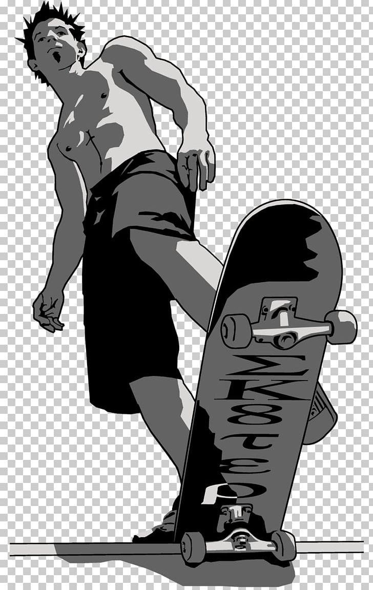 Skate 3 Skate 2 T-shirt Skateboarding PNG, Clipart, Arm, Art, Black, Black And White, Cartoon Free PNG Download