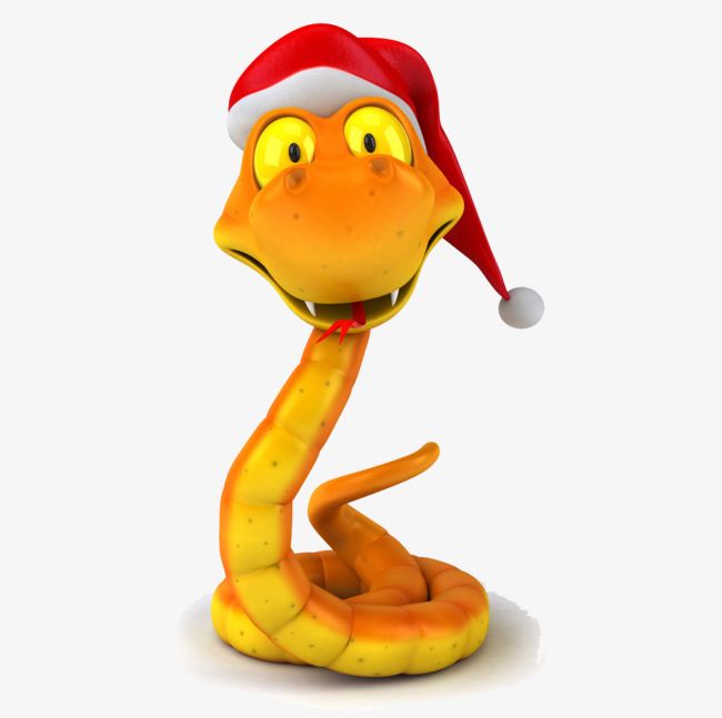 Christmas Hat Snake PNG, Clipart, Animal, Cartoon, Christmas, Christmas Clipart, Christmas Clipart Free PNG Download