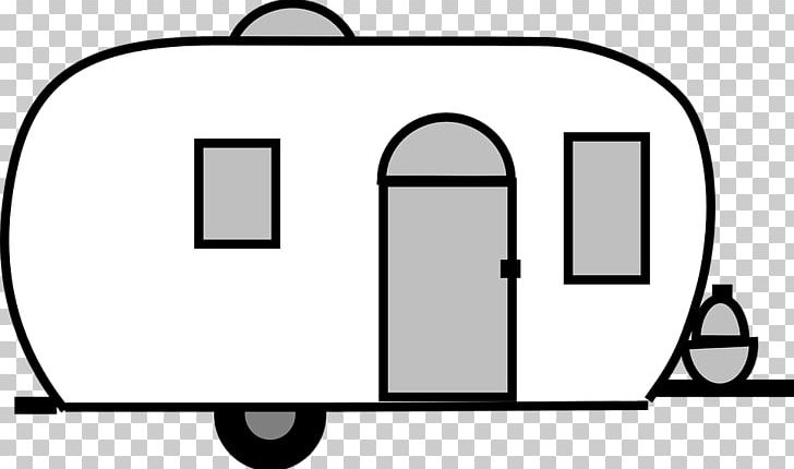 Caravan Campervans Trailer Airstream PNG, Clipart, Airstream, Angle, Area, Artwork, Black And White Free PNG Download