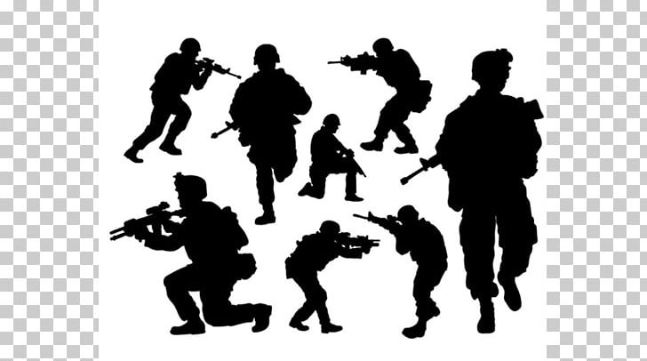 Soldier Military Silhouette PNG, Clipart, Black And White, Computer Icons, Drawing, Human Behavior, Infantry Free PNG Download