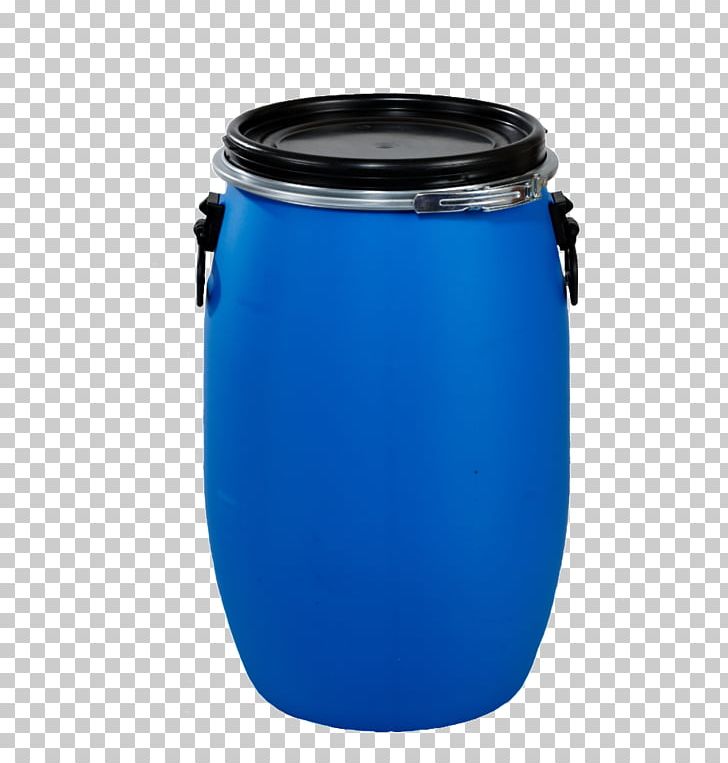 Drum Plastic Lid Barrel High-density Polyethylene PNG, Clipart, Barrel, Cobalt Blue, Container, Cylinder, Drum Free PNG Download