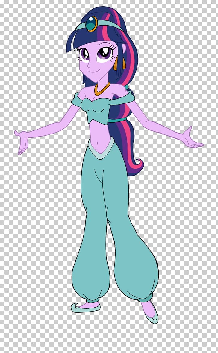 Twilight Sparkle Princess Jasmine Rarity Sunset Shimmer Female PNG, Clipart, Art, Belly Dance, Cartoon, Clothing, Cost Free PNG Download