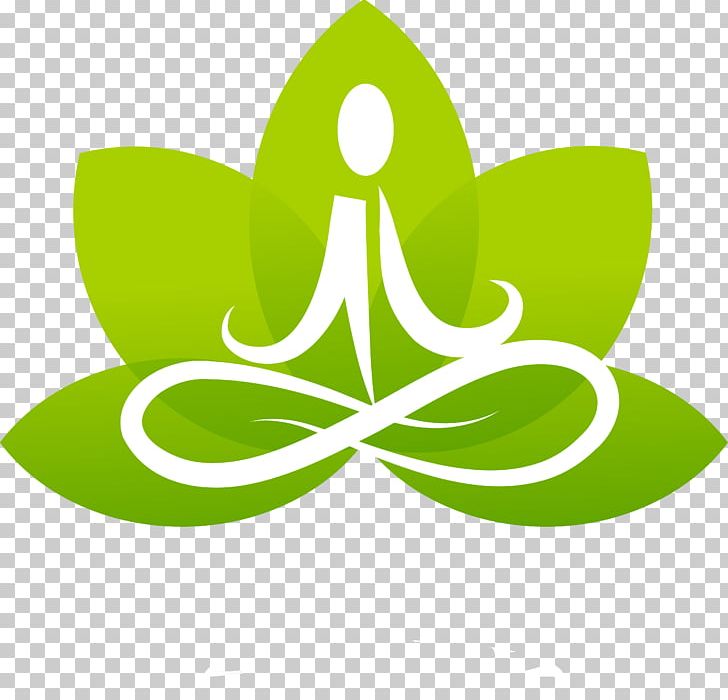 Lotus Position Yoga Logo PNG, Clipart, Asana, Drawing, Grass, Green, Leaf Free PNG Download