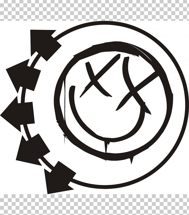 Blink-182 Smiley Loserkids Tour Enema Of The State PNG, Clipart, Area, Black And White, Blink, Blink182, Circle Free PNG Download