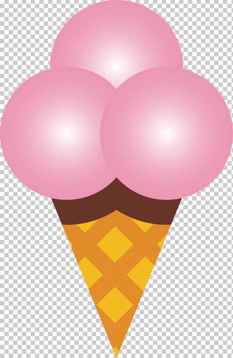 Ice Cream Cone PNG, Clipart, Balloon, Heart, Ice Cream Cone, Magenta, Pink Free PNG Download