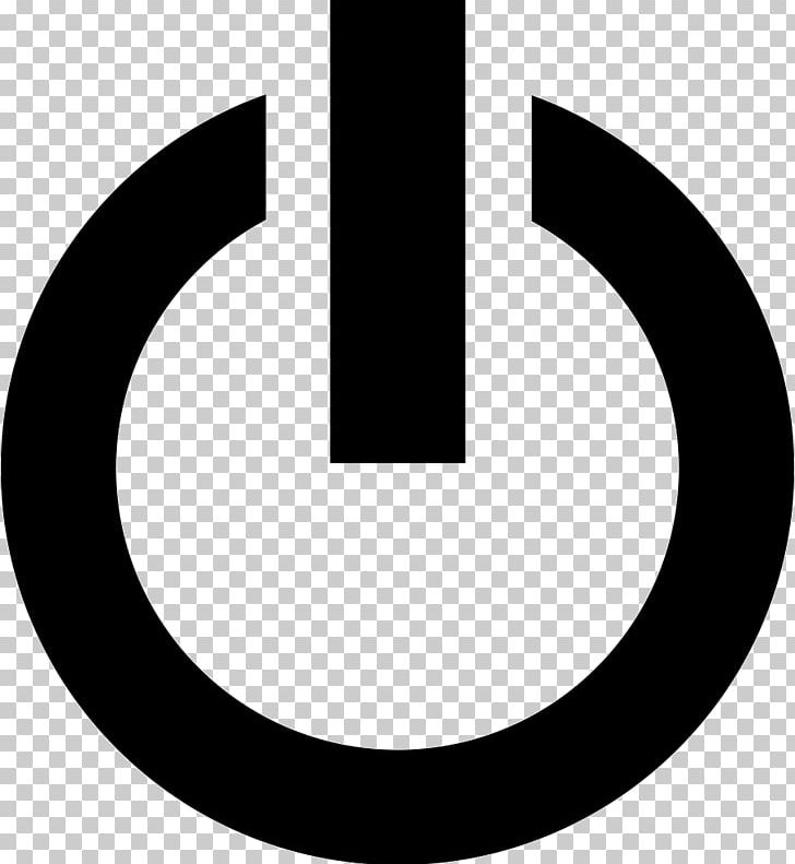 Power Symbol Computer Icons Logo PNG, Clipart, Angle, Black And White, Brand, Button, Circle Free PNG Download