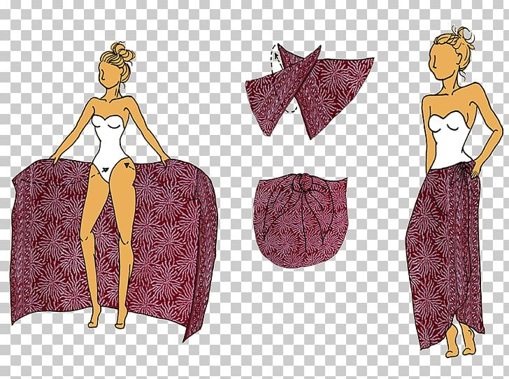 Sarong Pareo Clothing Wrap Necktie PNG, Clipart, Bali, Batik, Clothing, Costume, Costume Design Free PNG Download