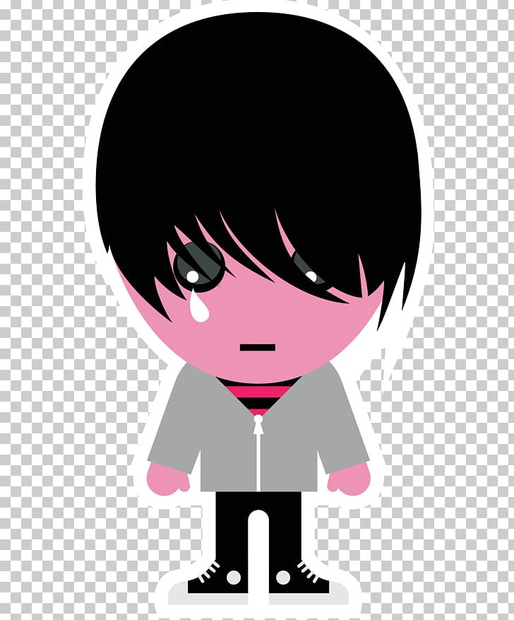 Eye Pink M Character PNG, Clipart, Art, Black, Black Hair, Boy, Cartoon Free PNG Download