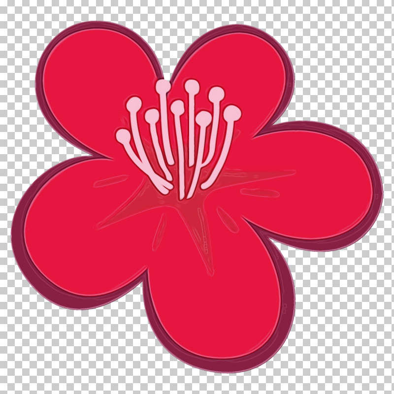 Red Petal Pink Plant Flower PNG, Clipart, Flower, Hibiscus, Magenta, Paint, Petal Free PNG Download