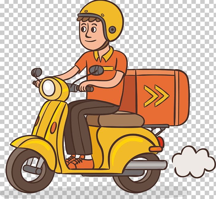 Courier Motorcycle Express PNG, Clipart, Art, Artwork, Cars, Cartoon, Cartoon Motorcycle Free PNG Download