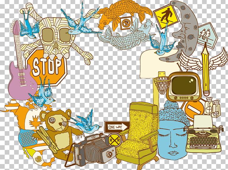 Cartoon Graffiti Music Illustration PNG, Clipart, Animal, Cartoon, Comics, Fundal, Graffiti Free PNG Download