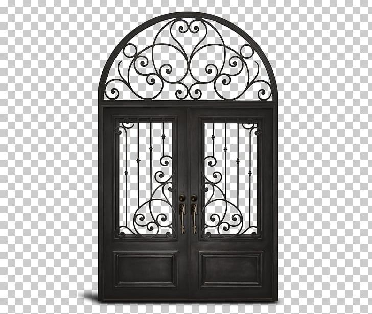 Iron Door Window Metal Arch PNG, Clipart, Arch, Black And White, Door, Gate, Iron Free PNG Download