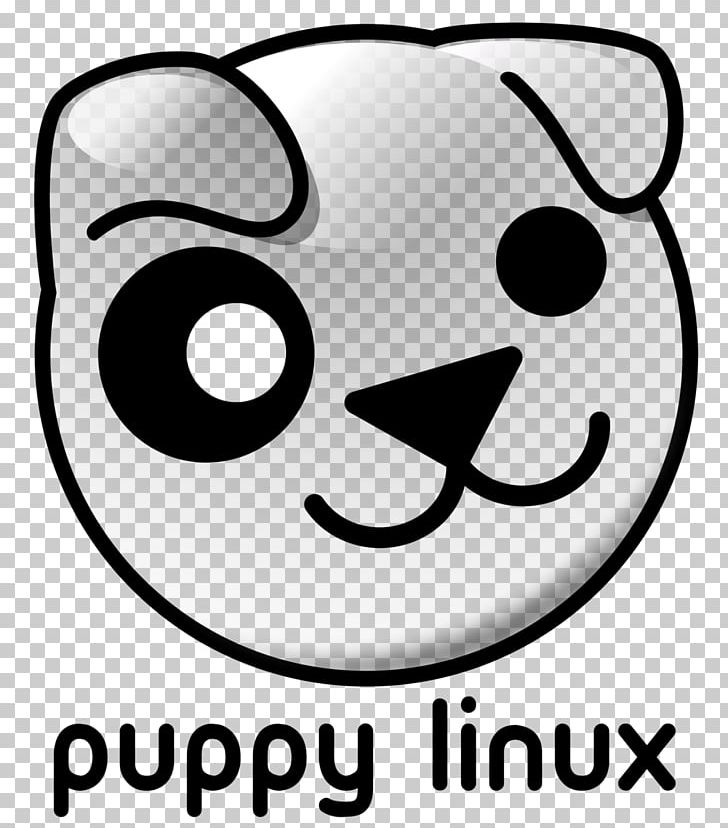Puppy Linux Linux Distribution Operating Systems PNG, Clipart, Black And White, Circle, Computer, Computer Software, Emoticon Free PNG Download