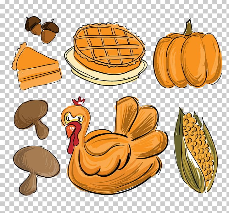 Thanksgiving Dinner Drawing Food PNG, Clipart, Cake, Calabaza, Cdr, Christmas, Corn Free PNG Download