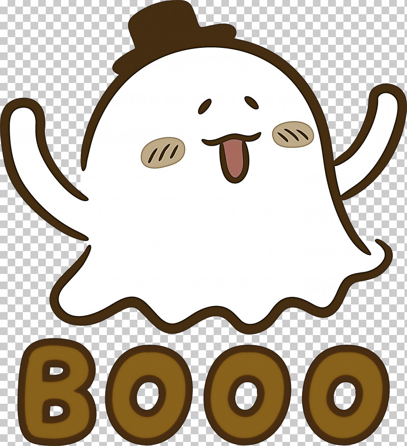Booo Happy Halloween PNG, Clipart, Behavior, Black, Booo, Cartoon, Happiness Free PNG Download
