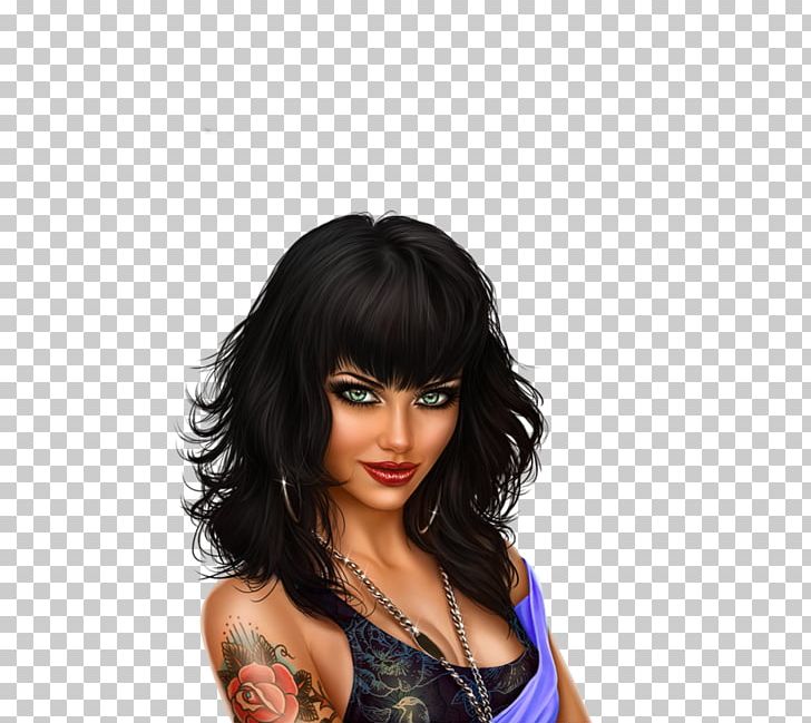 Female Doll Wig Woman PNG, Clipart, Bangs, Black Hair, Brown Hair, Doll, Dress Free PNG Download