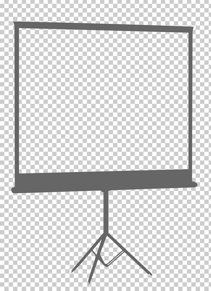 Projection Screens Multimedia Projectors Tripod Home Theater Systems Aspect Ratio PNG, Clipart, Angle, Area, Aspect Ratio, Black And White, Computer Monitor Free PNG Download