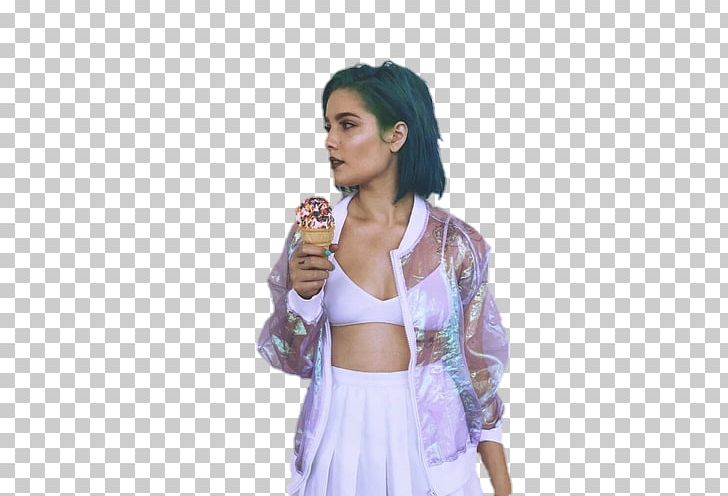 Halsey Blue Hair Badlands Hairstyle Png Clipart Abdomen Arm Artificial Hair Integrations Bad At Love Badlands
