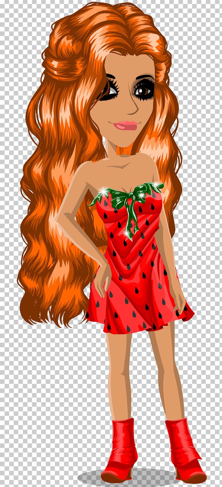 Red Hair Barbie Long Hair PNG, Clipart, Art, Barbie, Brown, Brown Hair, Cartoon Free PNG Download