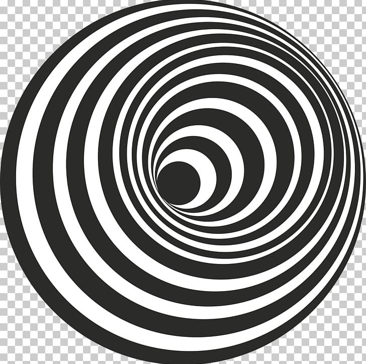 3D Computer Graphics Spiral Optical Illusion PNG, Clipart, 3 D, 3d Computer Graphics, Black, Black And White, Black White 3 Free PNG Download