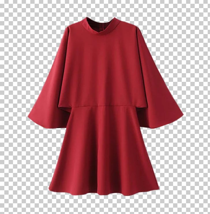 Dress Sleeve A-line Minivestido Red PNG, Clipart, Aline, Bell Sleeve, Briefs, Clothing, Collar Free PNG Download