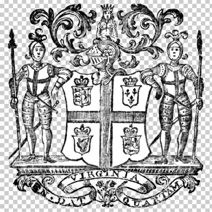 Jamestown Colony Of Virginia Crown Colony Virginia Company Coat Of Arms PNG, Clipart, Area, Art, Black And White, Coat Of Arms, Colony Free PNG Download