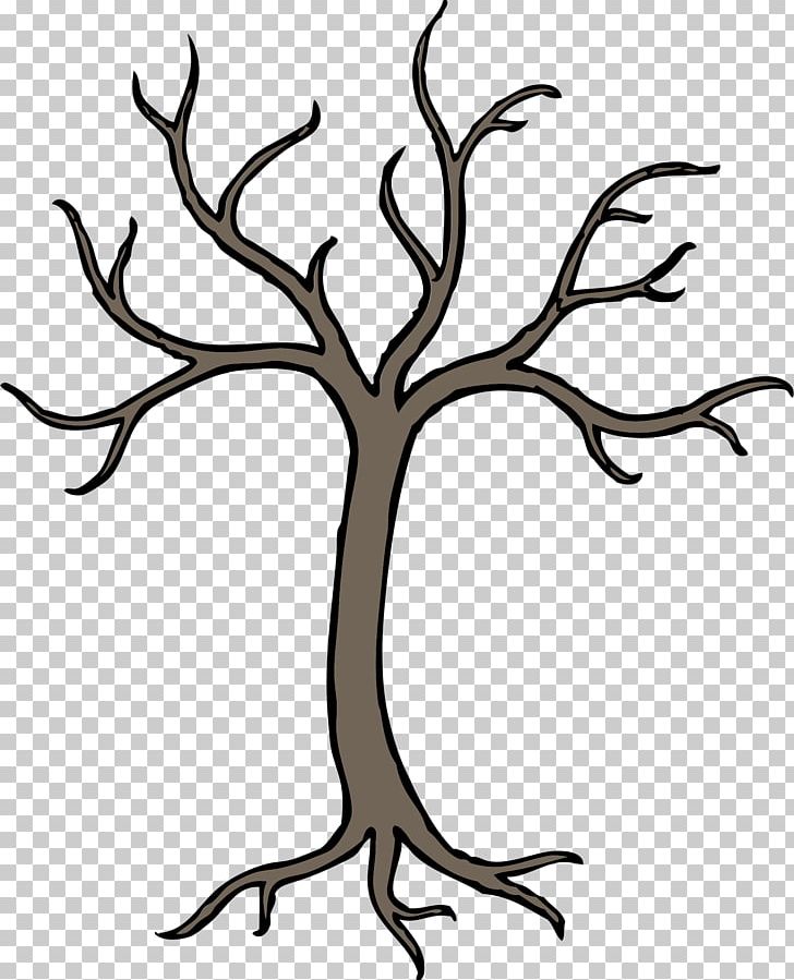 Branch Tree Trunk PNG, Clipart, Antler, Artwork, Black And White, Branch, Flower Free PNG Download