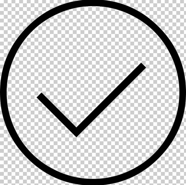 Check Mark Computer Icons Circle PNG, Clipart, Angle, Area, Black And White, Button, Check Free PNG Download