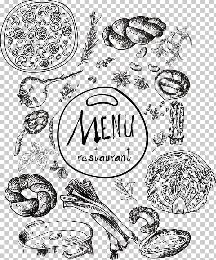 Vegetarian Cuisine Hamburger Fast Food Menu PNG, Clipart, Artwork, Black And White, Body Jewelry, Brand, Bread Free PNG Download