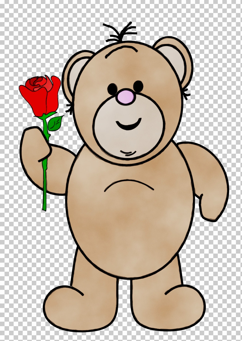 Teddy Bear PNG, Clipart, Animal Figure, Cartoon, Cheek, Nose, Paint Free PNG Download