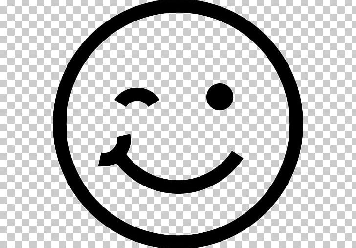 Smiley Emoticon Wink Emoji PNG, Clipart, Black And White, Circle, Clip Art, Computer Icons, Emoji Free PNG Download
