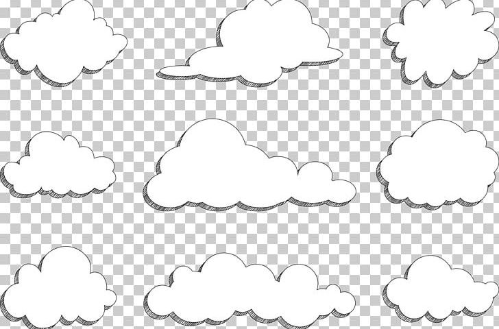 Clouds PNG, Clipart, Angle, Area, Black, Cartoon, Cartoon Cloud Free PNG Download