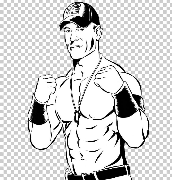 Drawing Professional Wrestler WWE Painting Sketch PNG, Clipart, Abdomen, Arm, Artwork, Black And White, Cartoon Wrestler Free PNG Download
