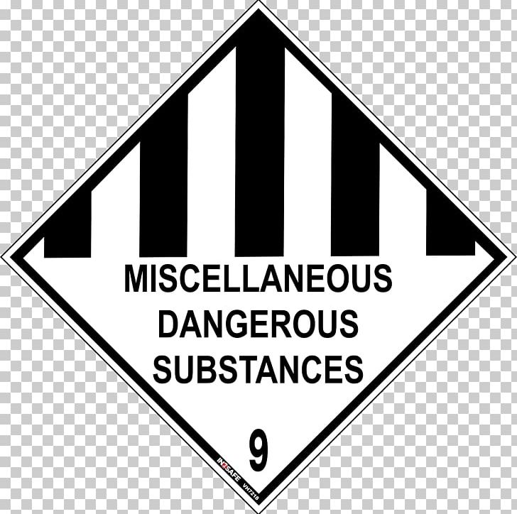 Dangerous Goods HAZMAT Class 9 Miscellaneous Chemical Substance Biological Hazard PNG, Clipart, Angle, Area, Biological Hazard, Black, Black And White Free PNG Download