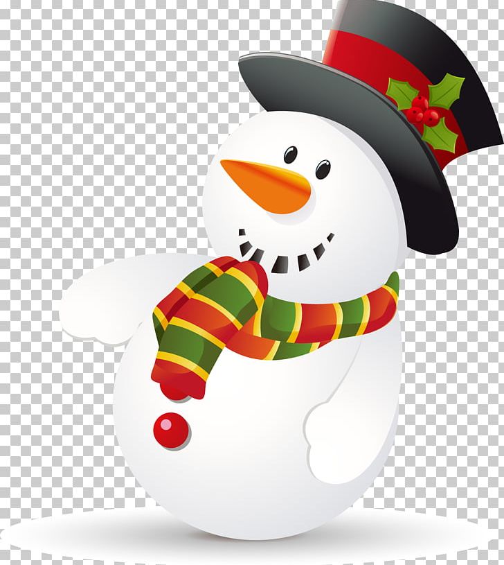Santa Claus Snowman Christmas PNG, Clipart, Beak, Black Hat, Black White, Christmas, Christmas Card Free PNG Download