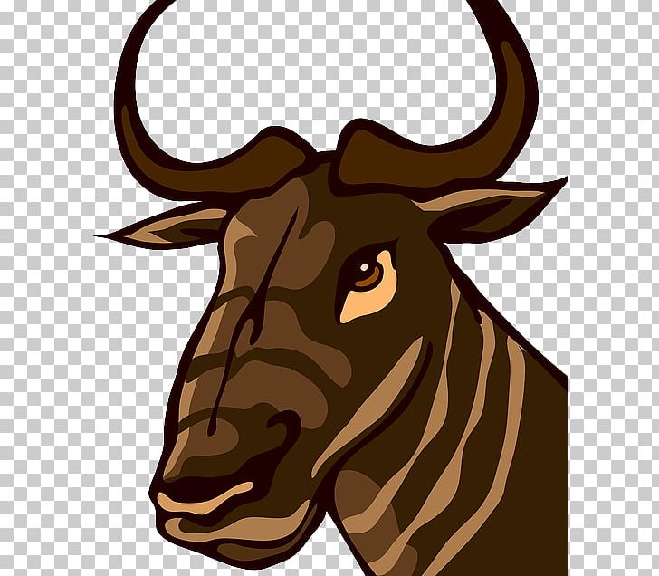 Wildebeest PNG, Clipart, Art, Cattle Like Mammal, Computer Icons, Cow Goat Family, Download Free PNG Download